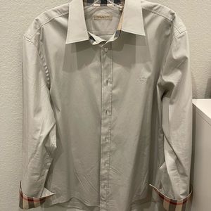 Burberry button down shirt